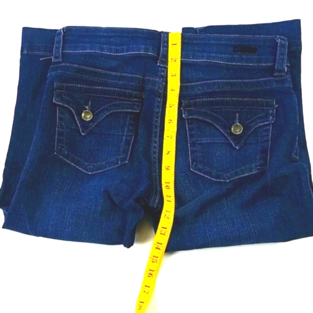 KUT FROM THE KLOTH CAPRI BERMUDA DARK WASH PREOWNED GIRLS JEANS 4x18 - Picture 2 of 7